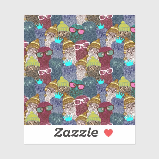 Owl in crown (Sheet)