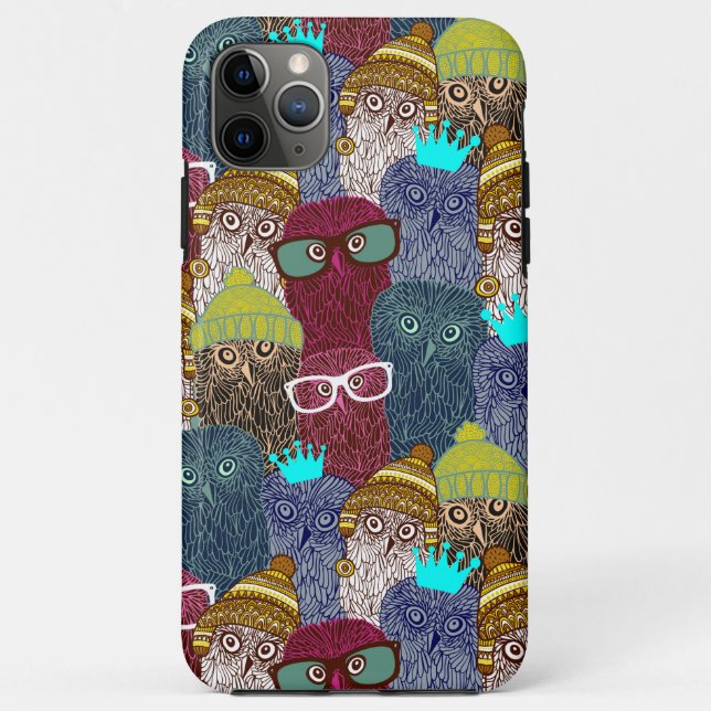 Owl in crown Case-Mate iPhone case (Back)