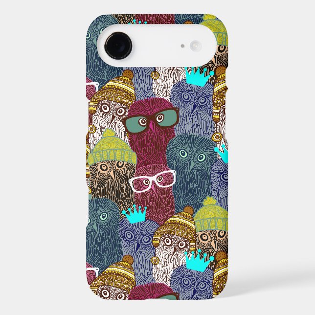 Owl in crown Case-Mate iPhone case (Back)