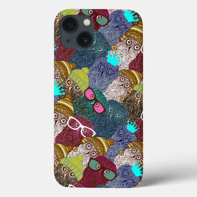 Owl in crown Case-Mate iPhone case (Back)