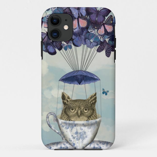 Owl In Teacup 2 Case-Mate iPhone Case (Back)