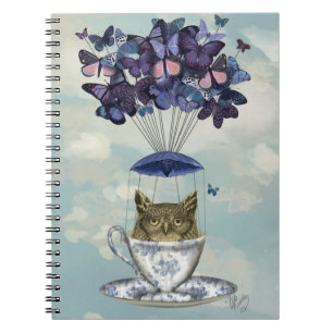 Owl In Teacup 2 Notebook