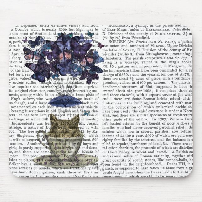 Owl In Teacup Mouse Mat (Front)