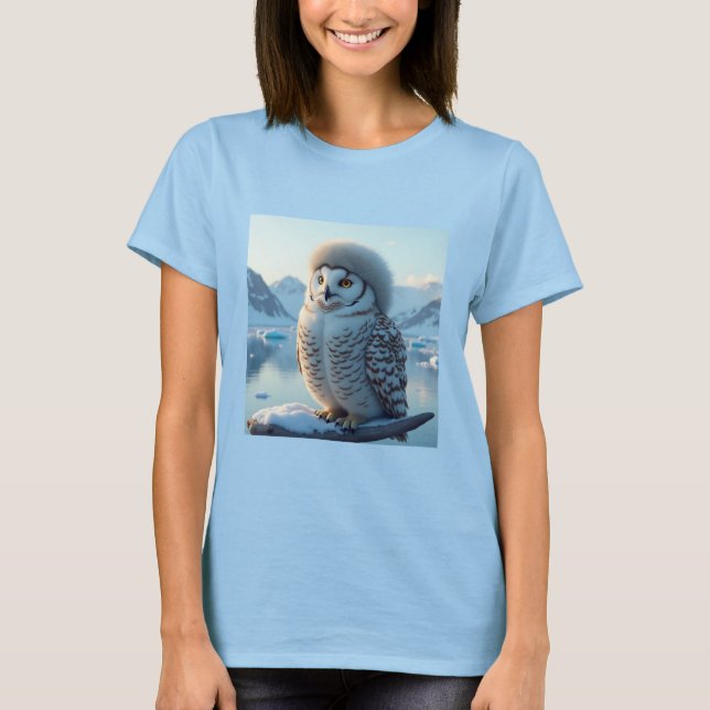 owl in the arctic t-shirt (Front)