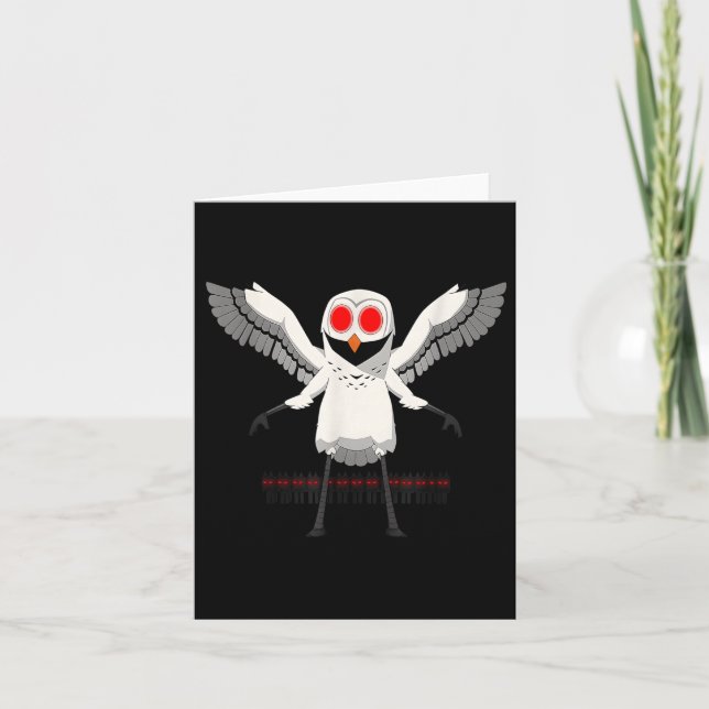 Owl In The Forest Kids 99 Nights Halloween Y Video Card (Front)