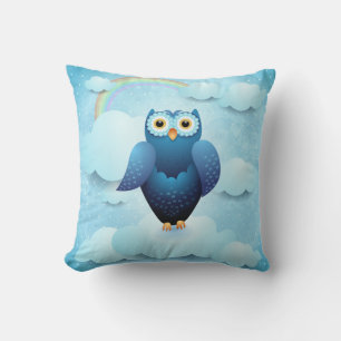 Owl in the sky cushion