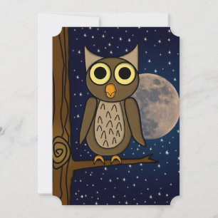 owl invitation
