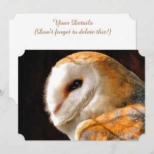 OWL INVITATION
