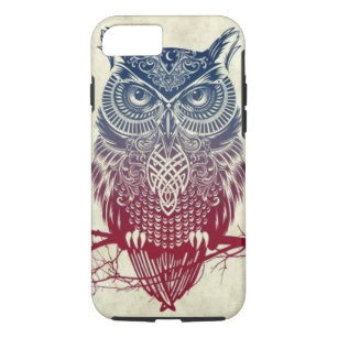 Owl iPhone 7 phone case, tough material iPhone 8/7 Case