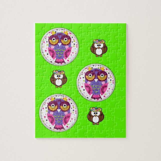 Owl Jigsaw Puzzle (Vertical)