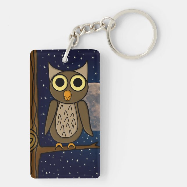 owl key ring (Back)