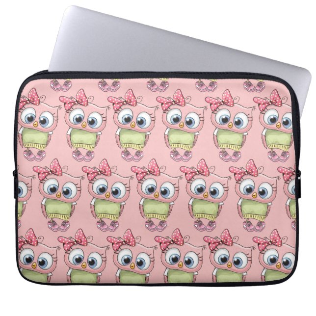 Owl Laptop Sleeve (Front)