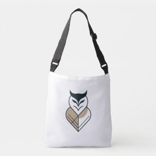 OWL logo geometric design  Crossbody Bag