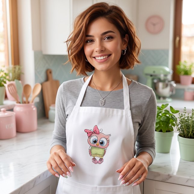 Owl Long Apron (Creator Uploaded)