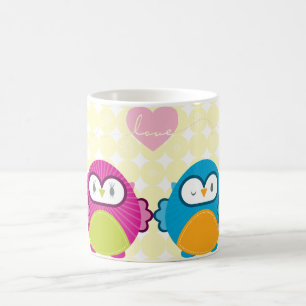 OWL LOVE :: bright girl + boy Coffee Mug