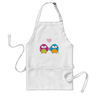 OWL LOVE :: bright girl + boy Standard Apron