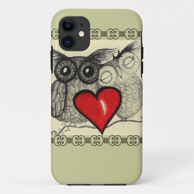Owl Love - Case-Mate iPhone Case (Back)