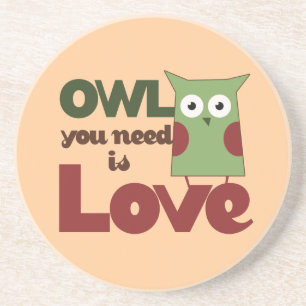 Owl Love Coaster
