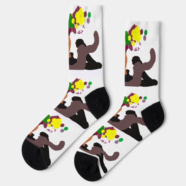 Owl love kind socks (Left)