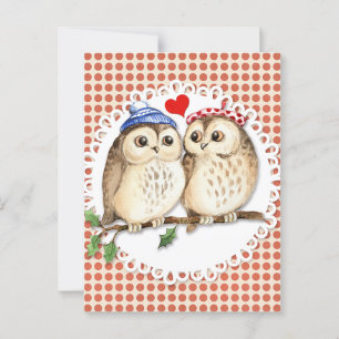 Owl Love Postcard