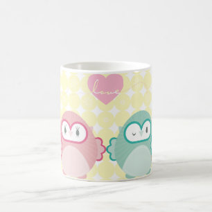 OWL LOVE :: soft girl + boy Coffee Mug