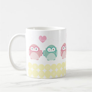 OWL LOVE :: soft girl + boy Coffee Mug