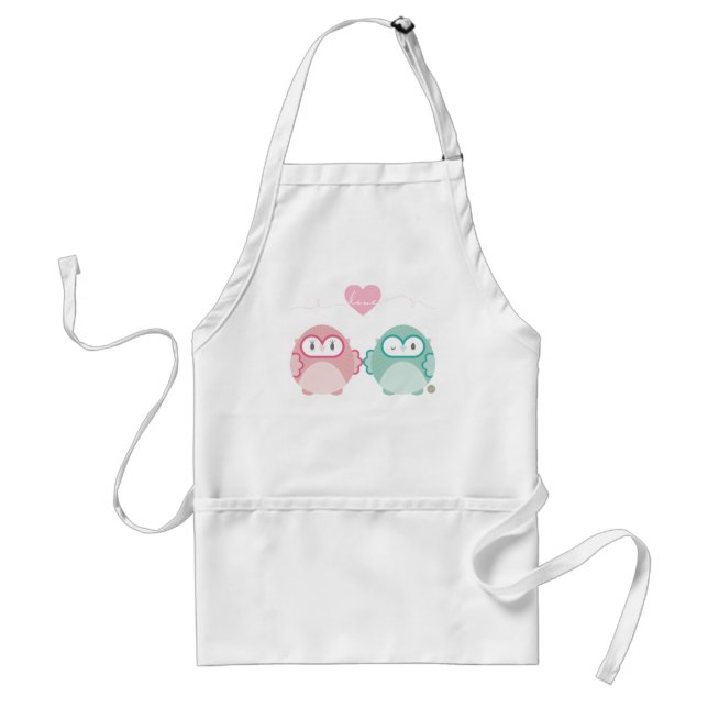 OWL LOVE :: soft girl + boy Standard Apron (Front)