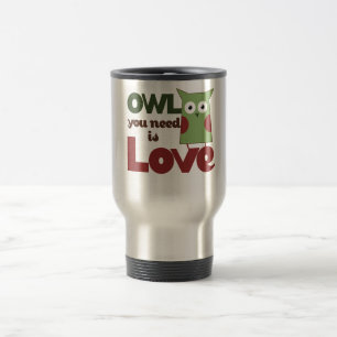 Owl Love Travel Mug