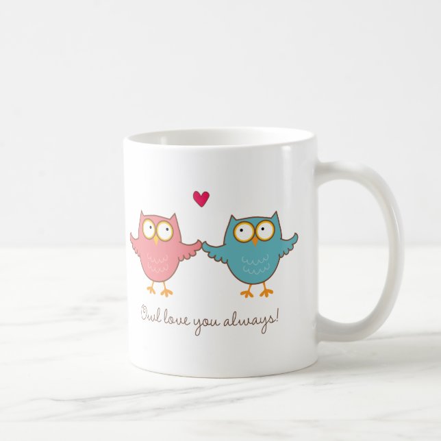 owl love you coffee mug (Right)