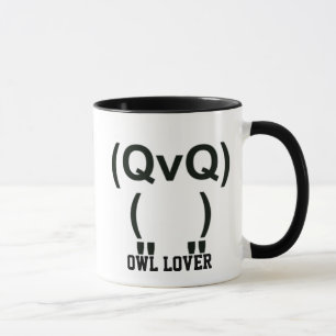 Owl Lover Computer Symbol Mug