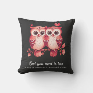 Owl Lovers - Valentines Day special Cushion