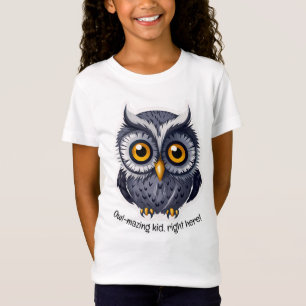 Owl-mazing kid, right here! v2  Girl's T-Shirt