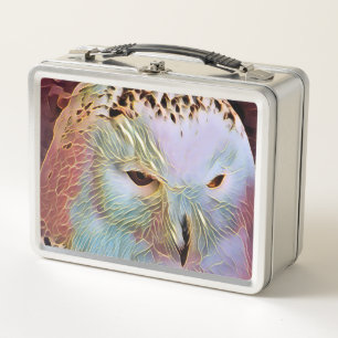 OWL METAL LUNCH BOX