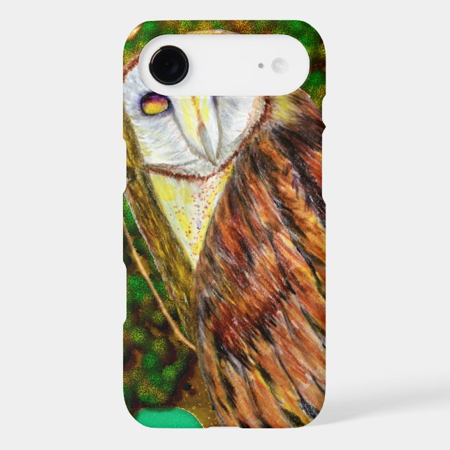 Owl Mixed Media iPhone 5/5s Case Mate (Back)