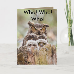 OWL MOTHERS DAY CARD