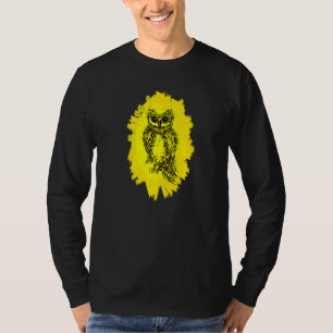 Owl Motif Bird Of Prey Beak Claws Animal Birds Owl T-Shirt