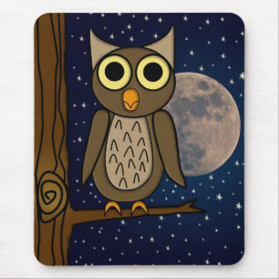 owl mouse mat