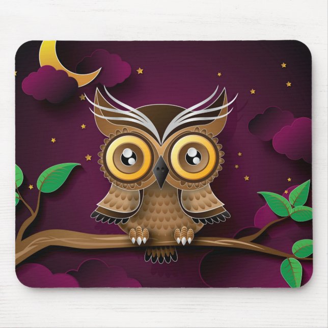 Owl Mouse Mat (Front)
