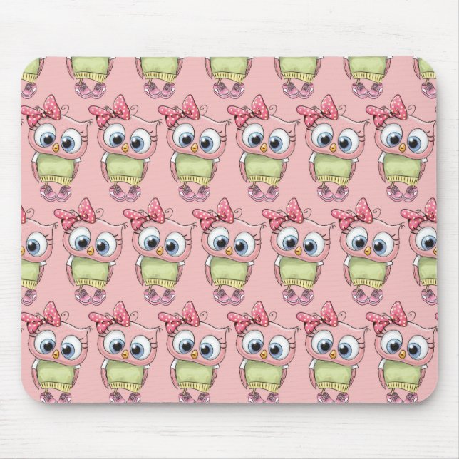 Owl Mouse Pad (Front)