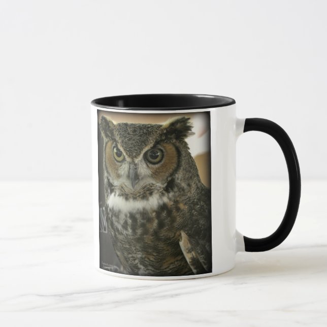 Owl Mug Two-Image Template (Right)