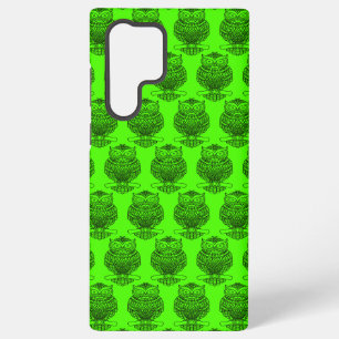 Owl (neon green) - Samsung (S22 Ultra) Case