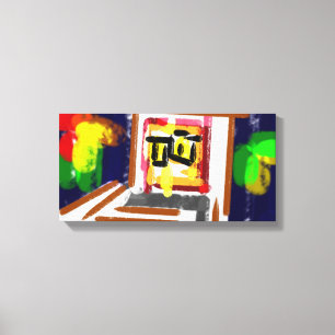 Owl night  cloud  canvas print