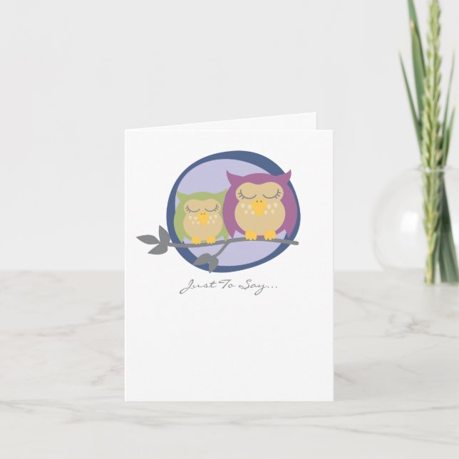 Owl Note Cards (Front)