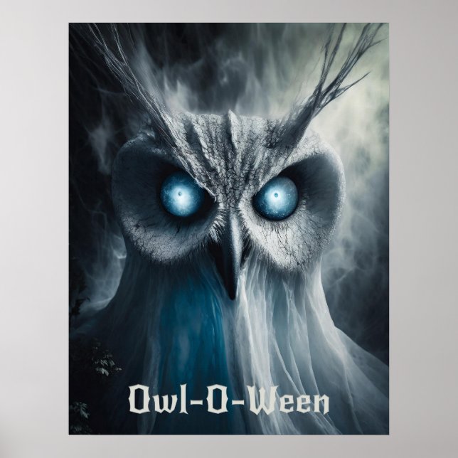Owl-O-Ween - Halloween Print (Front)