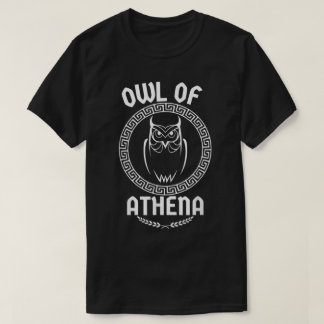 Owl Of Athena Goddess Medusa Greek  T-Shirt