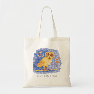 Owl of Athena Tote Bag