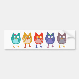 Owl of us bumper sticker