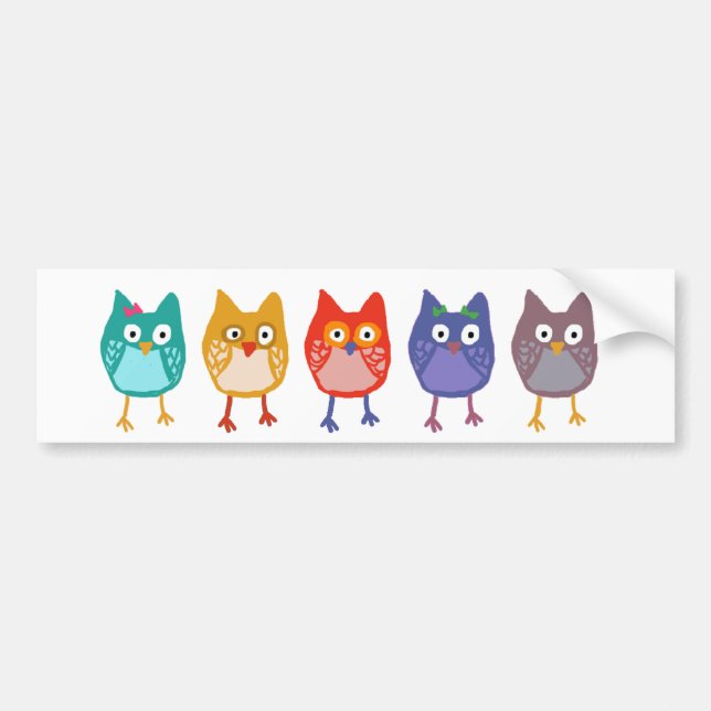 Owl of us bumper sticker (Front)