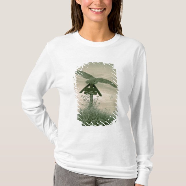 Owl on a Grave, 1836-7 T-Shirt (Front)