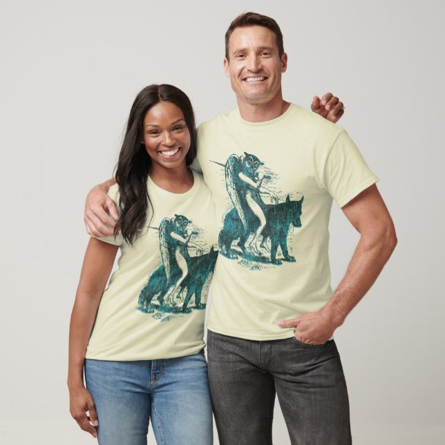 Owl on Wolf T-Shirt (Unisex)